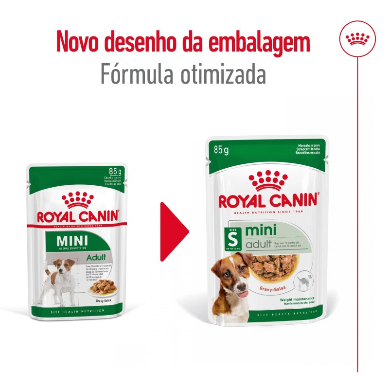 Royal Canin Mini Adult - Alimento em molho para cão de porte pequeno