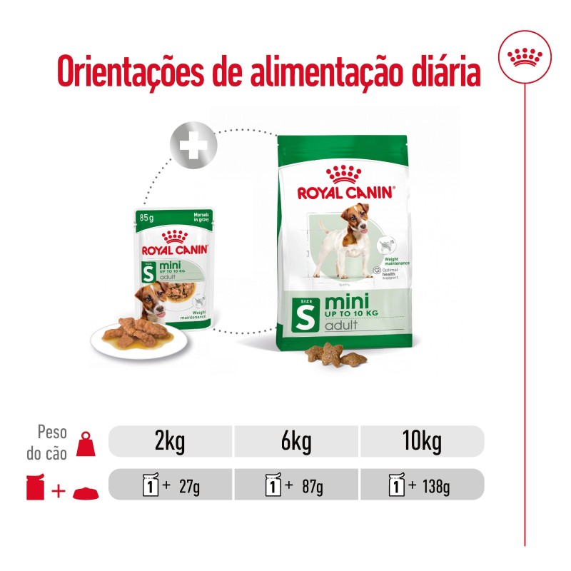 Royal Canin Mini Adult - Alimento em molho para cão de porte pequeno