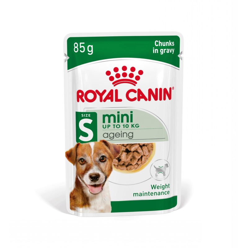 Royal Canin Mini Ageing 12+ - Alimento em molho para cão de porte pequeno com mais de 12 anos