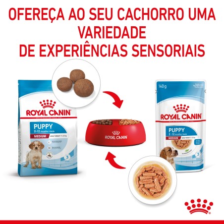 Royal Canin Puppy Medium - Alimento em molho para cachorro de porte médio