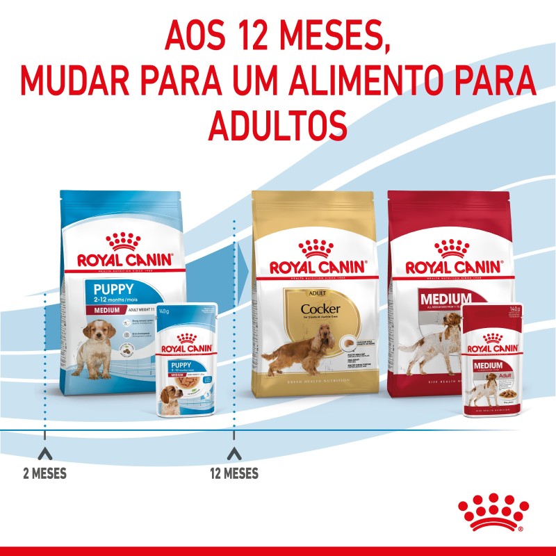 Royal Canin Puppy Medium - Alimento em molho para cachorro de porte médio