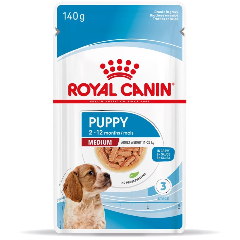 Royal Canin Puppy Medium - Alimento em molho para cachorro de porte médio