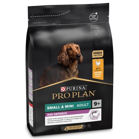 Pro Plan Age Defence Small & Mini 9+ - Ração seca para cão pequeno sénior - Frango