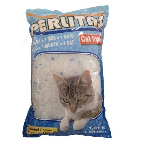 Perlitas Areia para gato Sílica