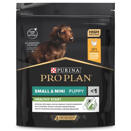 Pro Plan Healthy Start Small & Mini Puppy - Ração seca para cachorro pequeno - Frango