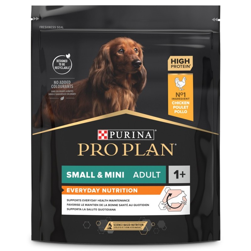 Pro Plan Everyday Nutrition Small & Mini - Ração seca para cão adulto pequeno - Frango