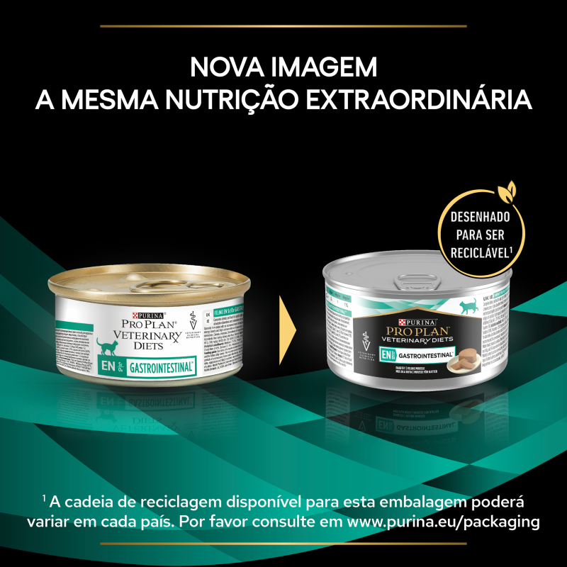 Pro Plan VD EN Gastrointestinal - Alimento em patê para gato com distúrbios digestivos