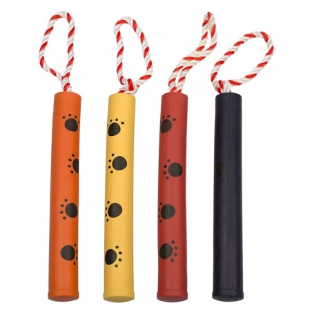 Bastão de borracha com corda para cão - Duvo Plus