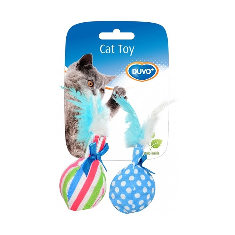 Duvo Plus Bolas com pluma para gato