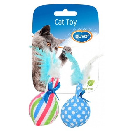 Duvo Plus Bolas com pluma para gato