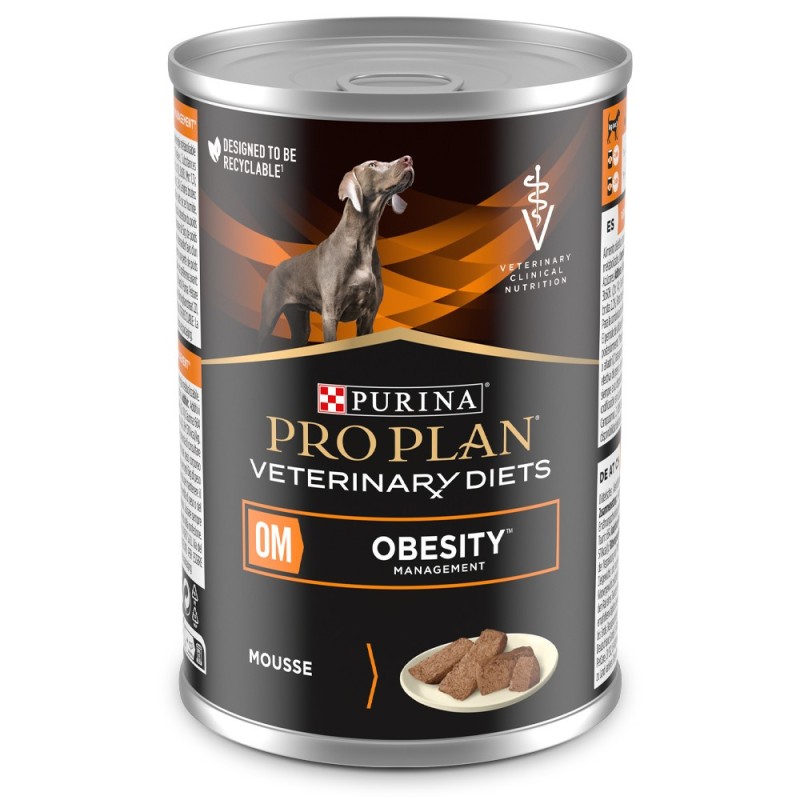 Pro Plan VD OM Obesity Management - Alimento em patê para cão com excesso de peso