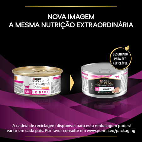 Pro Plan VD UR Urinary - Alimento em patê para gato com problemas urinários - Peru