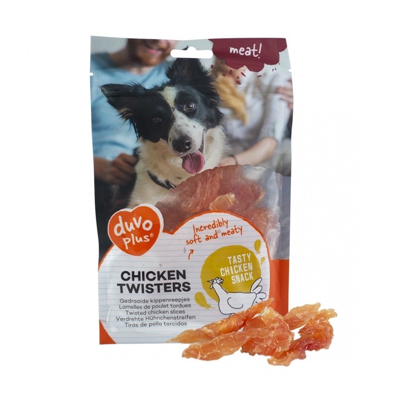 Duvo Plus Twisters de frango para cão