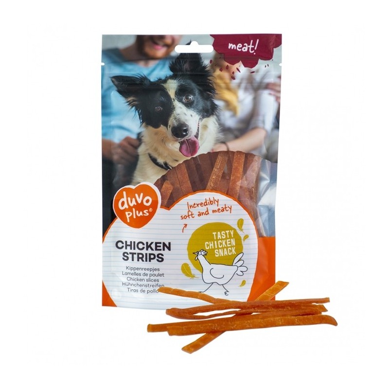 Duvo Plus Tiras de frango para cão
