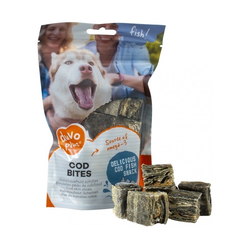 Snack de bacalhau para cão - Duvo Plus Cod Bites