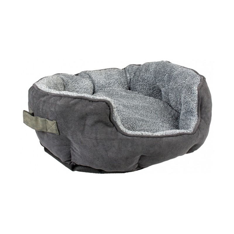 Duvo Plus Cama oval em veludo para cães