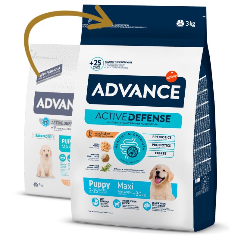 Advance Puppy Maxi - Ração seca para cachorro grande - Frango e arroz