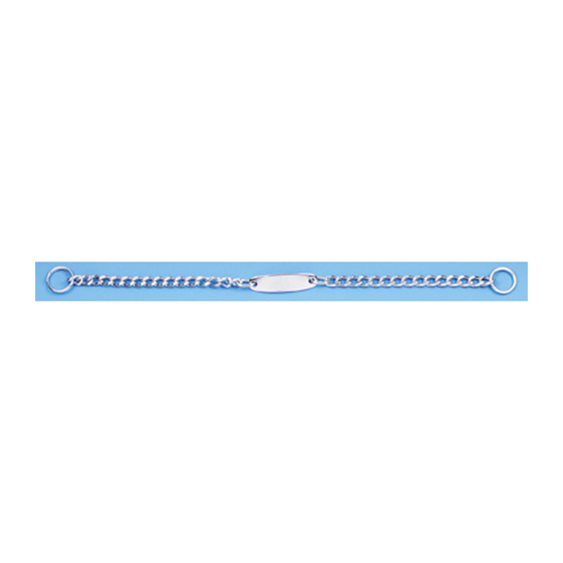 Moly - Colar de Identificação c/Placa 45cmx3mm
