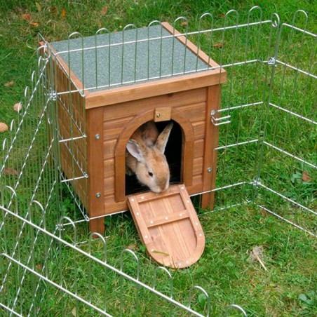 Casa de madeira para pequenos animais - Kerbl