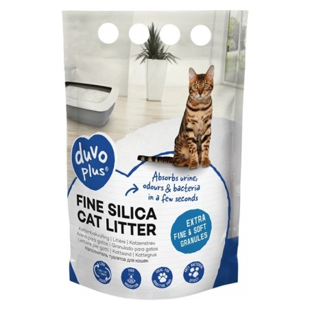 Areia sílica extra fina para gato - Duvo Plus