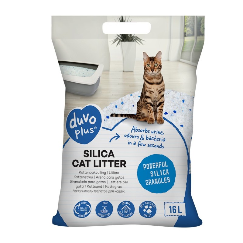 Areia sílica para gato - Duvo Plus