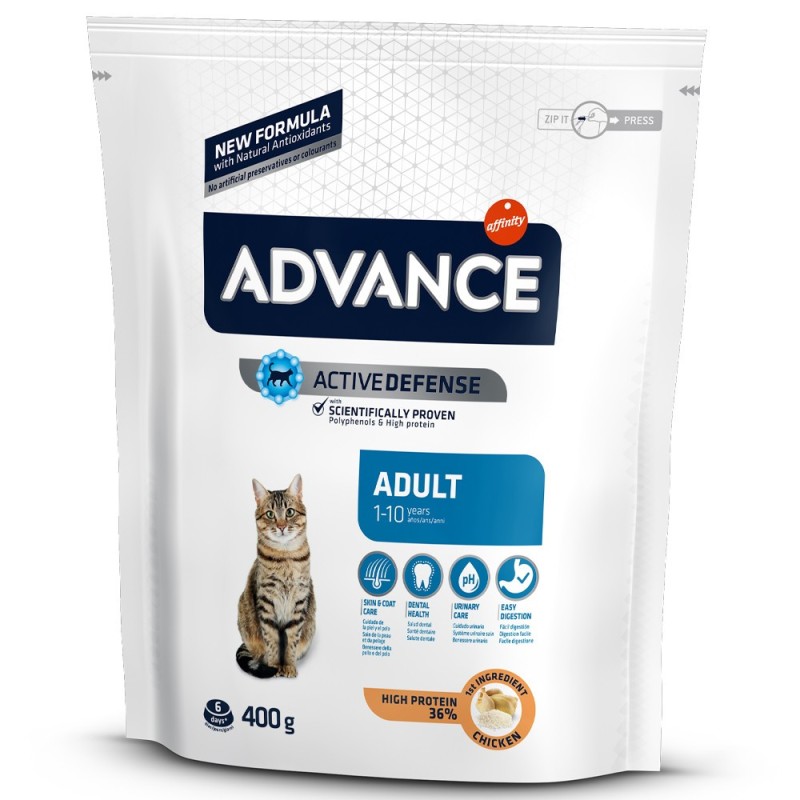 Advance Adult - Ração seca para gato - Frango e arroz