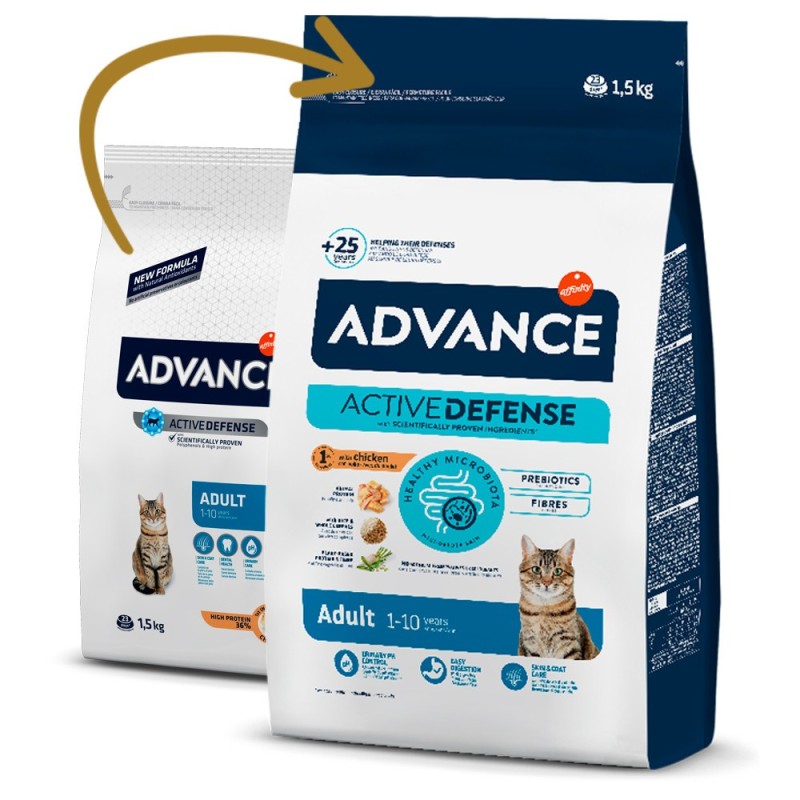 Advance Adult - Ração seca para gato - Frango e arroz