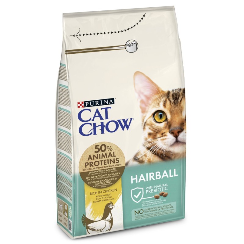 Cat Chow Hairball Control Gato adulto - Frango