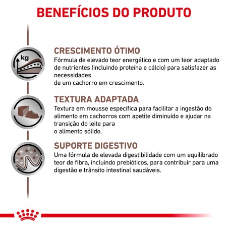 Royal Canin VET Gastrointestinal Puppy - Alimento em mousse para cachorro com problemas digestivos