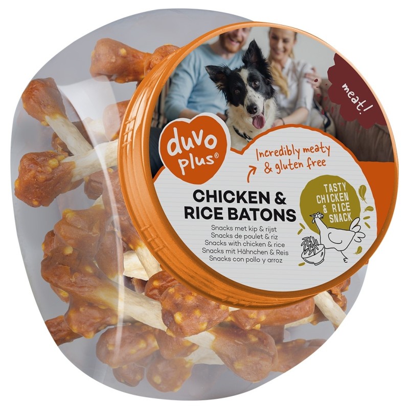 Duvo Plus Meat! Ossos de frango e arroz
