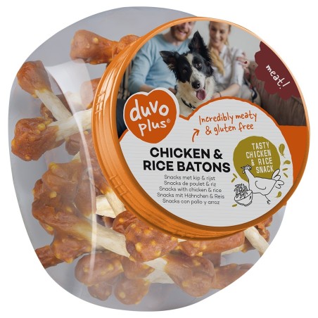 Duvo Plus Meat! Ossos de frango e arroz