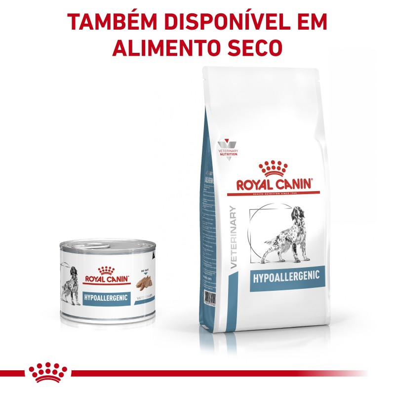 Royal Canin VET Hypoallergenic - Alimento em patê para cão adulto com alergias alimentares