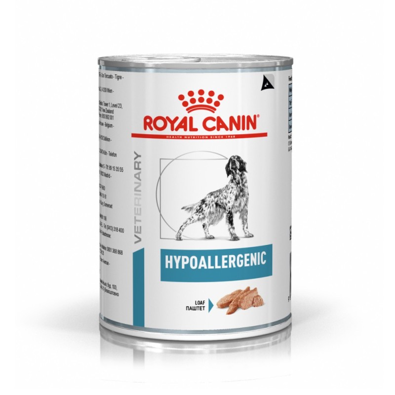 Royal Canin VET Hypoallergenic - Alimento em patê para cão adulto com alergias alimentares