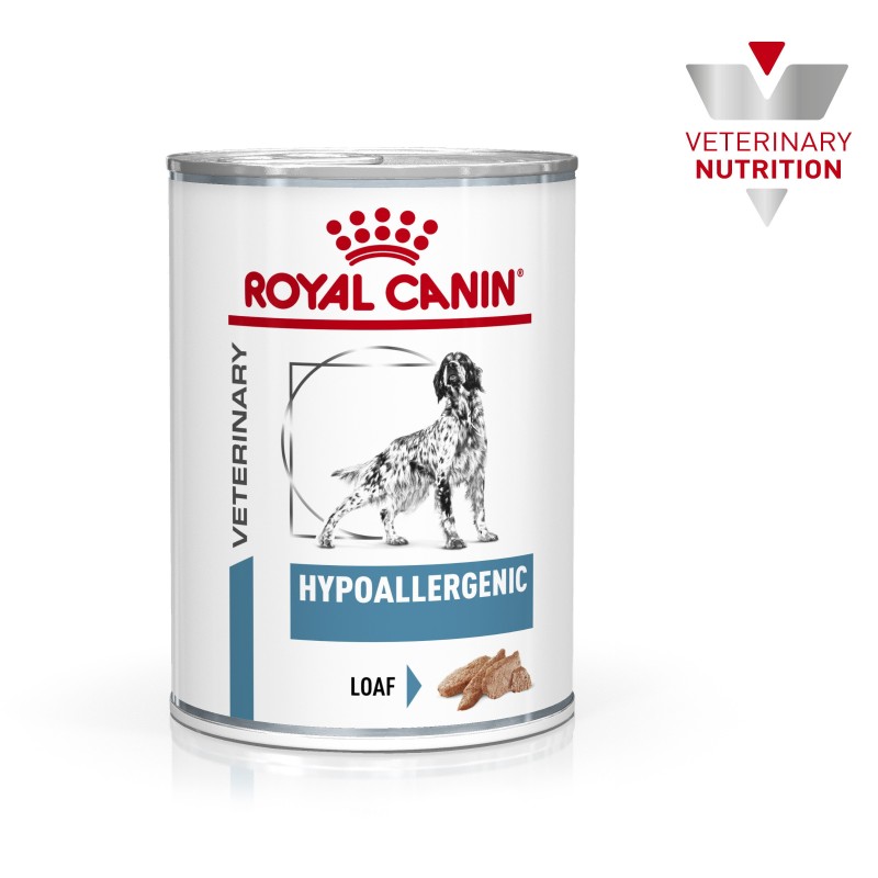 Royal Canin VET Hypoallergenic - Alimento em patê para cão adulto com alergias alimentares