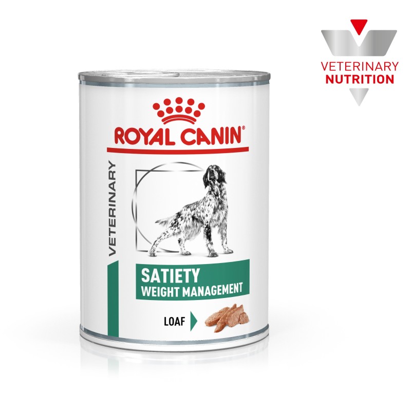 Royal Canin VET Satiety - Alimento em patê para cão adulto com excesso de peso