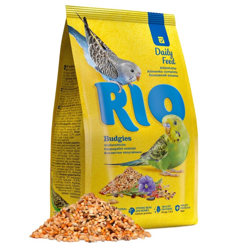 Alimento diário para periquitos - RIO