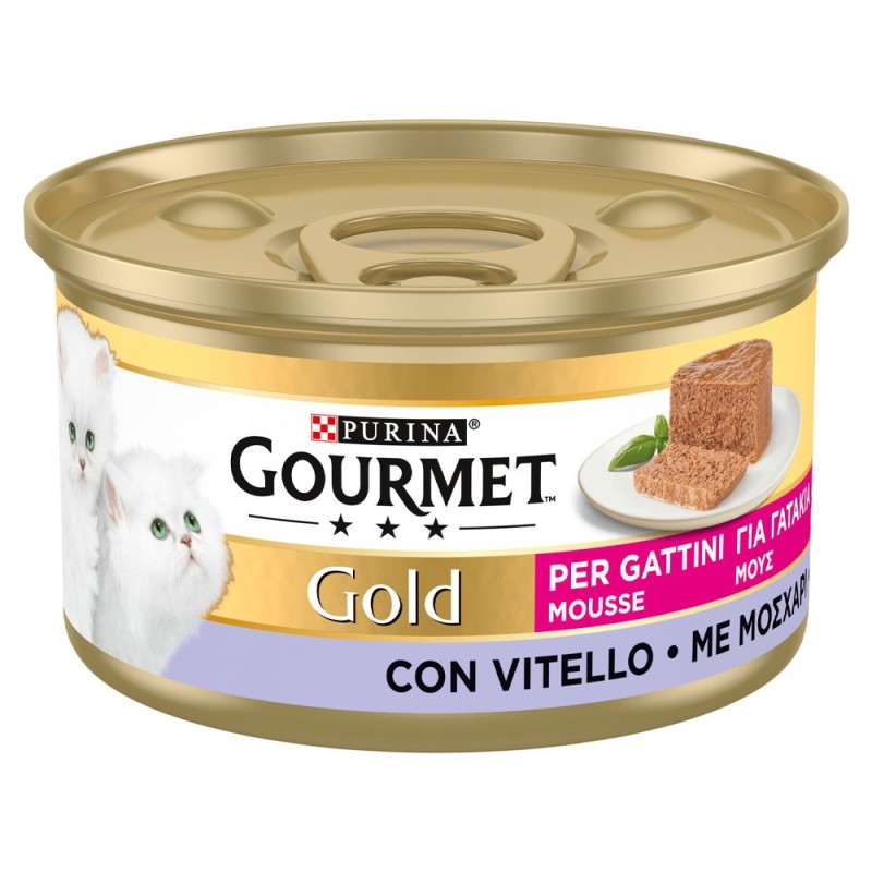 Gourmet Gold Mousse para gatinho - Vitela