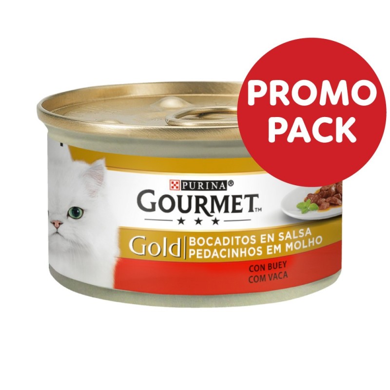 Gourmet Gold Pedacinhos em Molho - Carne de vaca