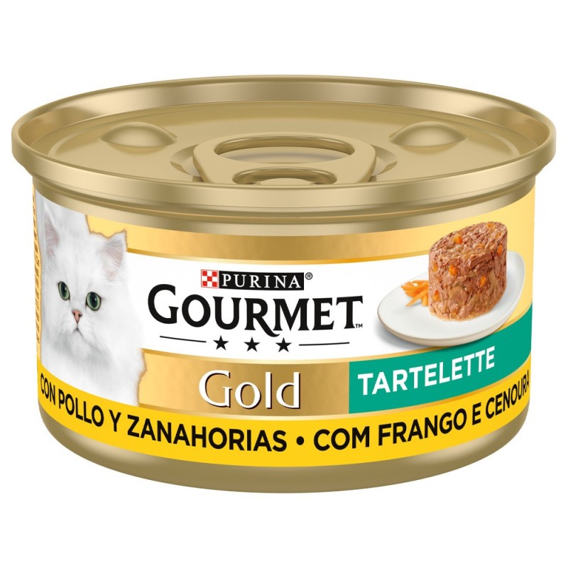 Gourmet Gold Tartelette para gato - Frango com cenouras