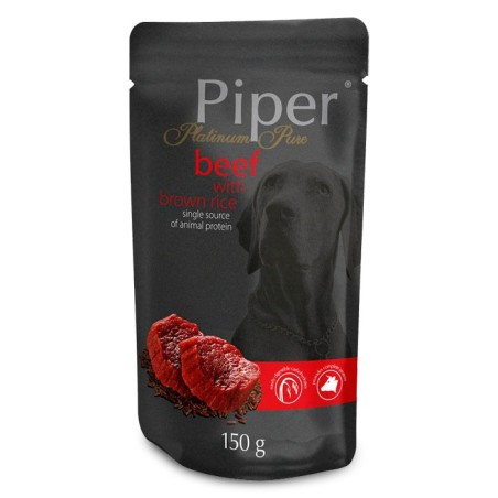 Piper Platinum Pure - Alimento em patê para cão adulto - Vaca com arroz integral