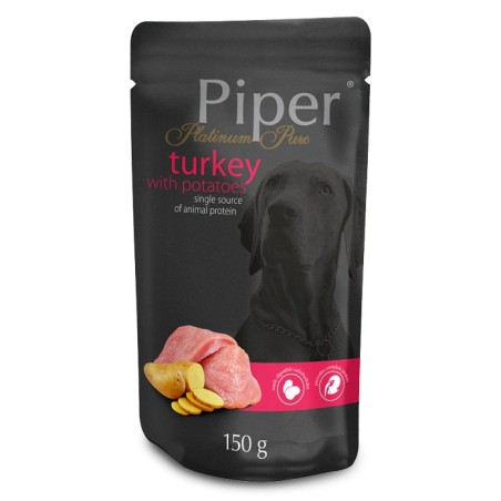 Piper Platinum Pure - Alimento em patê para cão adulto - Peru com batata