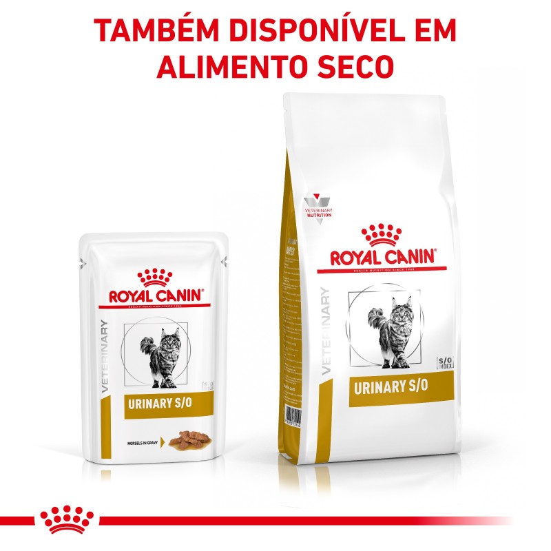 Royal Canin VET Urinary S/O - Alimento em molho para gato com problemas urinários