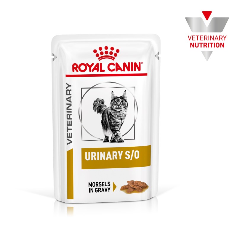 Royal Canin VET Urinary S/O - Alimento em molho para gato com problemas urinários