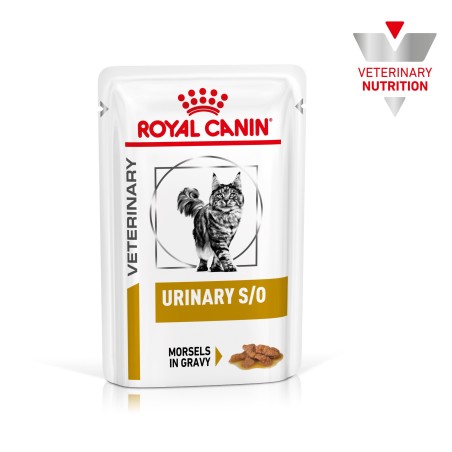 Royal Canin VET Urinary S/O - Alimento em molho para gato com problemas urinários