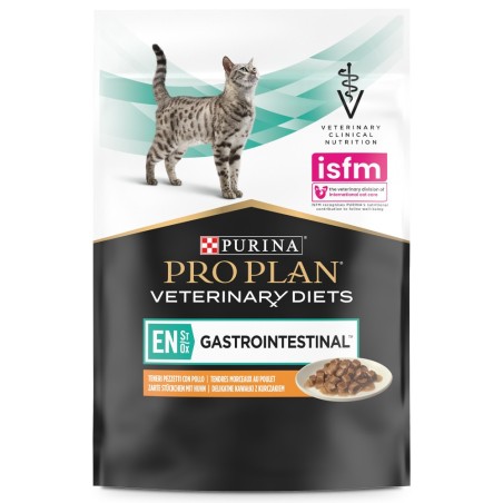 Pro Plan VD EN Gastrointestinal - Alimento em molho para gato com distúrbios digestivos - Frango