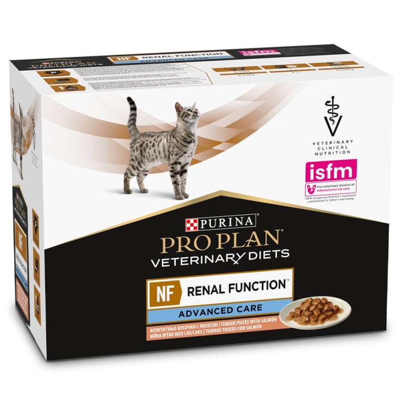 Pro Plan VD NF Renal Function - Alimento em molho para gato com doença renal - Salmão