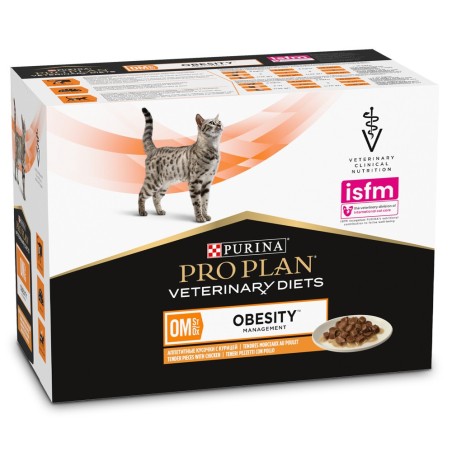 Pro Plan VD OM Obesity Management - Alimento em molho para gato com excesso de peso