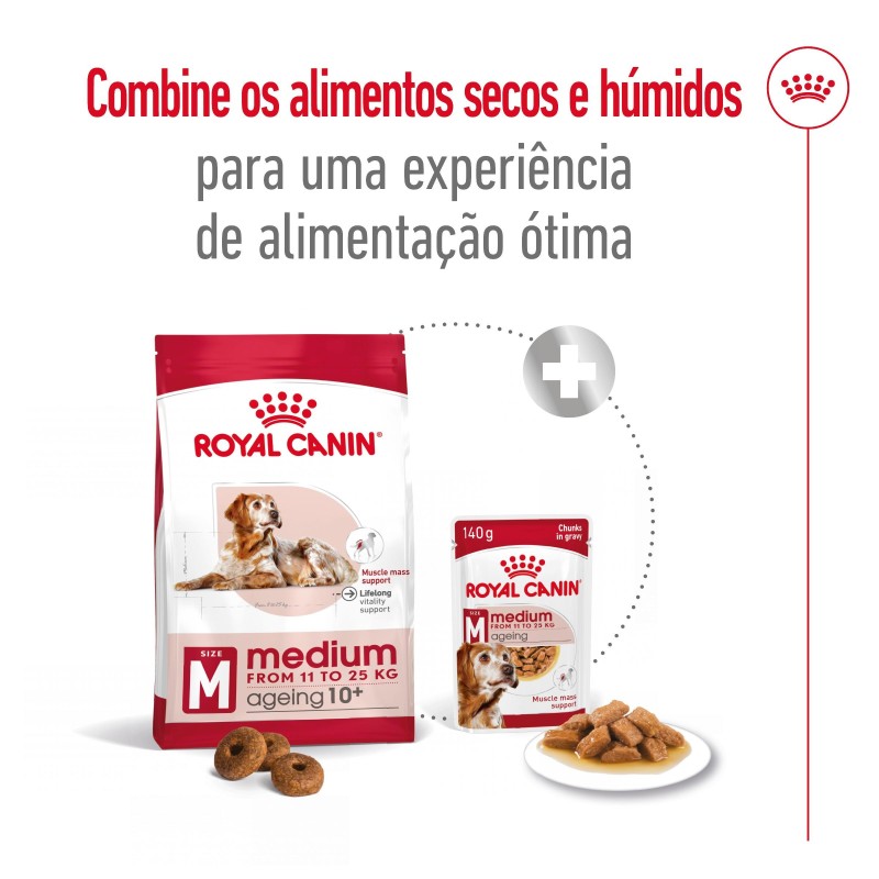 Royal Canin Medium Ageing 10+  - Ração seca para cão sénior de porte médio com mais de 10 anos