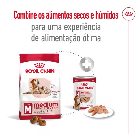 Royal Canin Medium Ageing 10+  - Ração seca para cão sénior de porte médio com mais de 10 anos