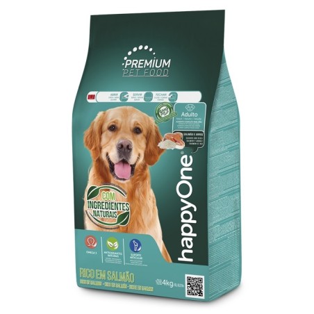 happyOne Premium - Ração seca para cão adulto - Salmão